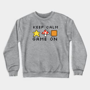 KEEP CALM GAME ON Crewneck Sweatshirt